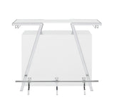 Zena - Bar With Led Lights - White