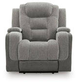 Movimiento mixto - Sillón reclinable eléctrico con reposacabezas ajustable