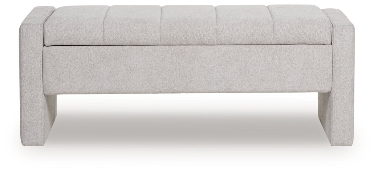 Akselman - Gray - Storage Bench