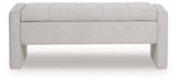 Akselman - Gray - Storage Bench