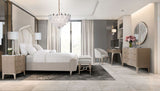 Malibu Crest - Vanity Set With Mirror & Chair - Blush