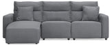 Modmax II - Seccional reclinable - Sal y pimienta