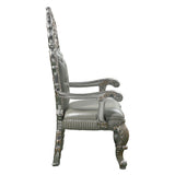 Sandoval - Arm Chair (Set of 2) - Beige Synthetic Leather & Champagne