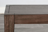 Doe Valley - Mahogany Wood Coffee Table With Casters