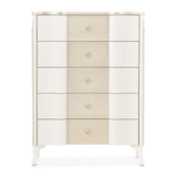 La Marisia - 5-Drawer Chest - Creamy Pearl