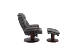 Monarch - Manual Reclining Swivel Chair and Ottoman