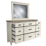 Americana Modern Bedroom - 9 Drawer Dresser