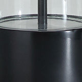Kerrbrook - Clear / Black - Glass Table Lamp