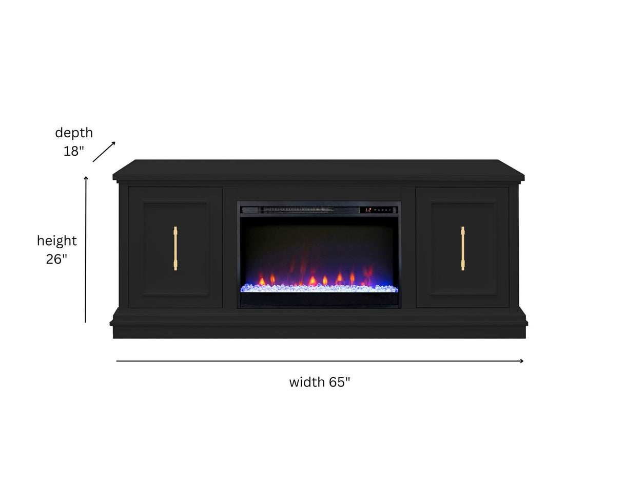 Jordan - Fireplace TV Stand