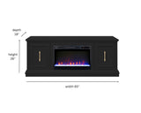 Jordan - Fireplace TV Stand