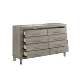 Lennox - 8 Drawer Dresser - Gray