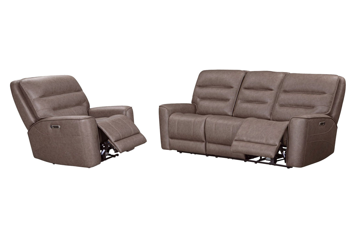 Lawson - Juego de sofá reclinable eléctrico