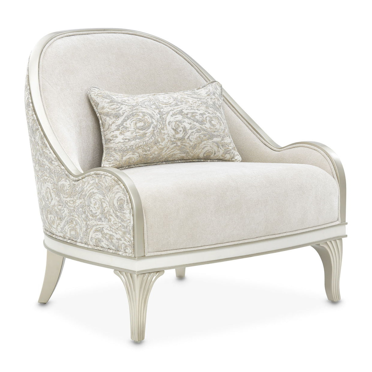 La Marisia - Sillón Chenilla Acento - Tranquil / Champán claro