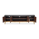 Camellia Field - Media Cabinet - Dark Brown