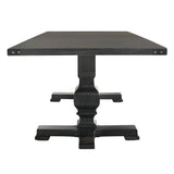 Morland - Mesa de comedor - Negro vintage