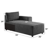 Silvester - Chaise - Tela Gris