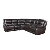 Alexandria - Leather Power Sectional alternate view 14