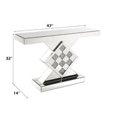 Noralie - Mesa auxiliar - Espejada - Madera - 32"