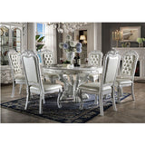 Dresden - Mesa de comedor 60"L - Acabado blanco hueso