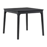 García - Juego de comedor de 5 piezas con mesa y 4 sillas - Negro