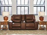 DeepWakes - Power Reclining Loveseat / Console / Adjustable Headrest