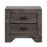 Nathan - Nightstand - Gray Oak Finish