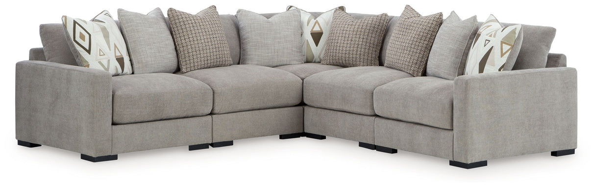 Aslan Court - Sectional With Ottoman Set alternate view 10