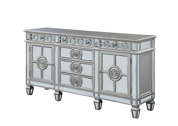 Varian - Aparador - Espejo y Platino Antiguo - 91 cm