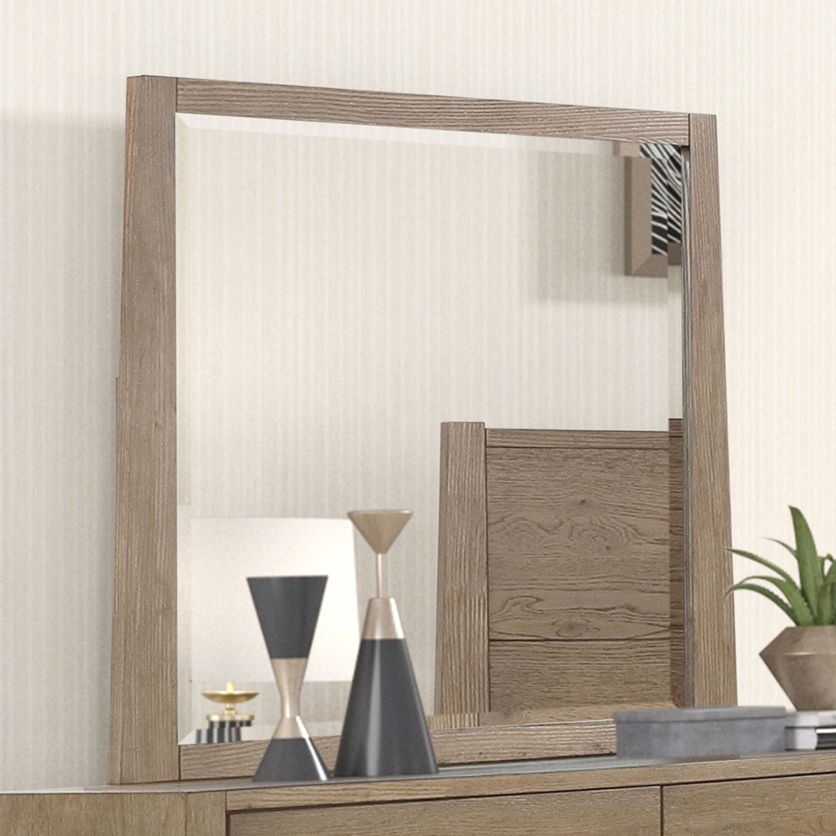 Viera - Landscape Mirror - Natural Oak