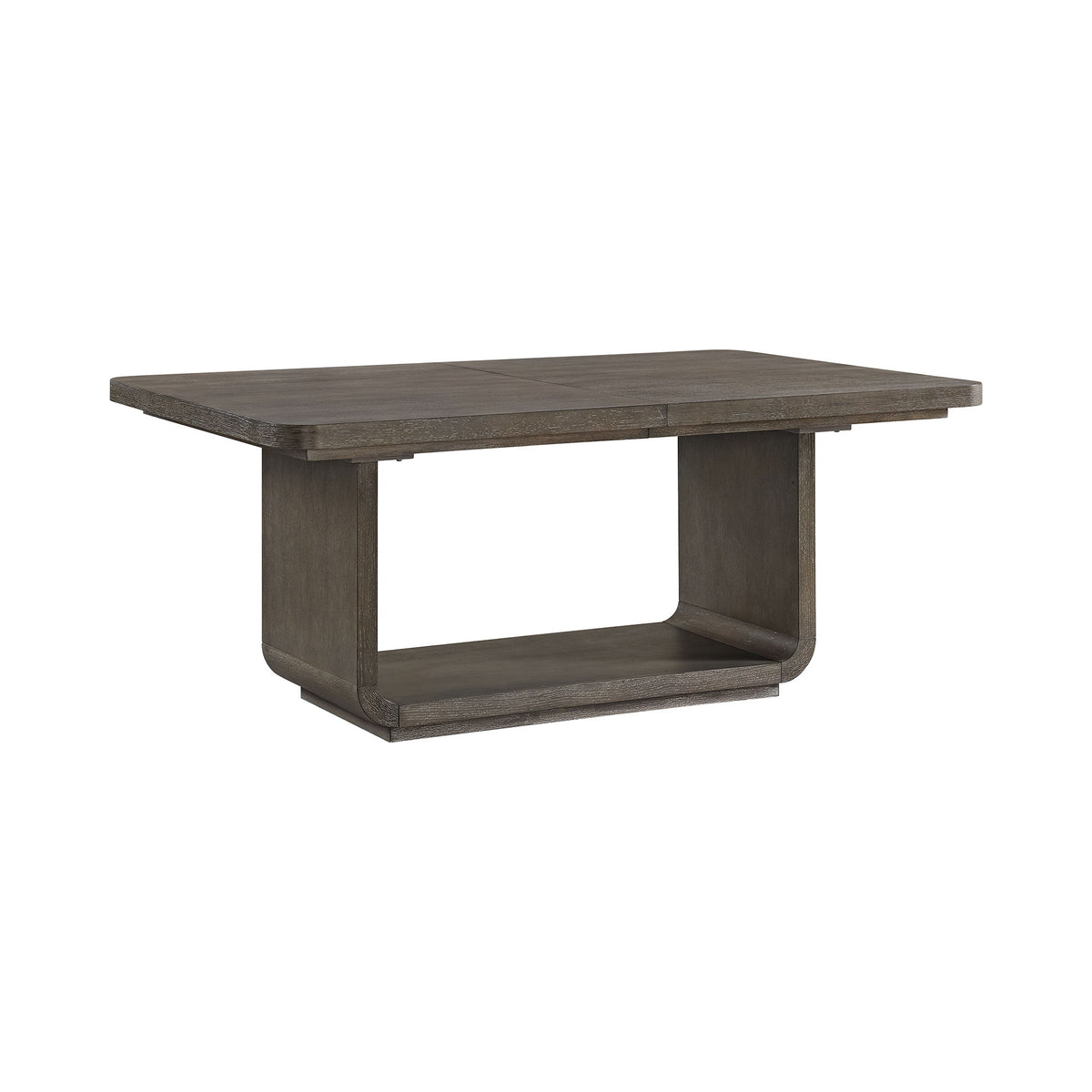 Hollywood Park - Rectangular Dining Table With Leaf - Dark Gray