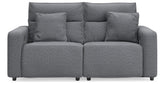 Modmax II - Seccional reclinable - Sal y pimienta