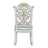 Vendome - 48" Side Chair (Set of 2) - Synthetic Leather & Antique Pearl