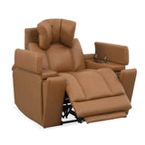 Phoenix - Sillón Reclinable de Cine en Casa de 2 Asientos Zero Gravity Power Con Cuña y Audio Inmersivo