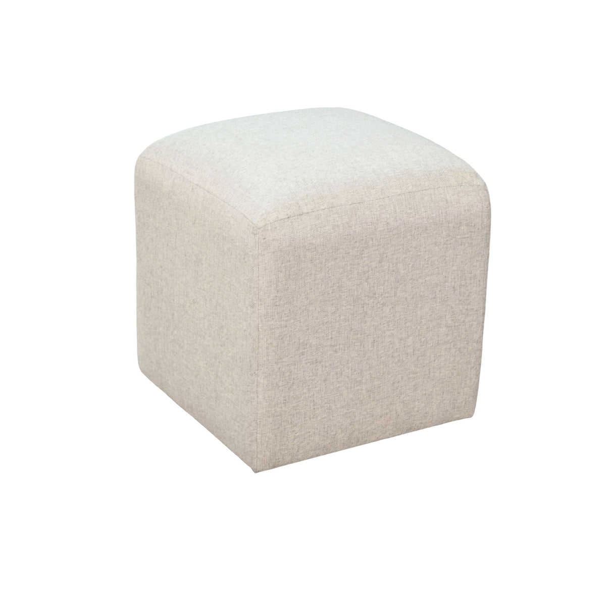Gibson - Ottoman Cushion Stool With Casters - Wheat