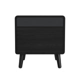 Halo - Square Smart End Table - Black