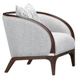 Houston - Matching Chair - Pebble / Walnut