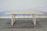 Liz - Arched Leg Dining Table - Bergen Oak