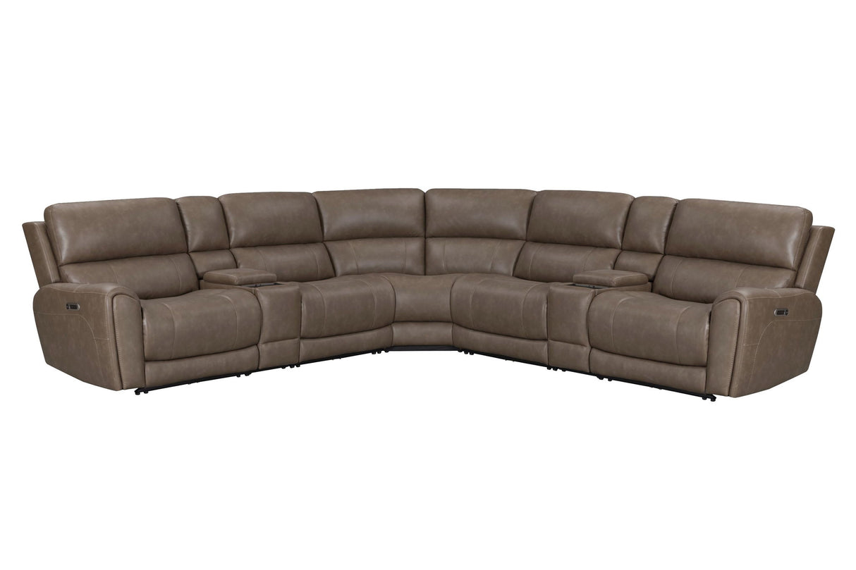 Hancock - Zero Gravity Power Reclining Sectional With Power Adjustable Headrests