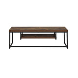 Bob - Mueble de TV - Roble envejecido y negro