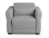 Isla - Dual Power Recliner - Dark Gray