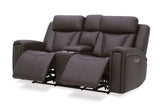 Maveric - Power Zero Gravity Console Loveseat P3 - Bette Coffee