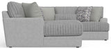 Titan - Sectional With Comfort Coil Seating And Accent Pillows Included