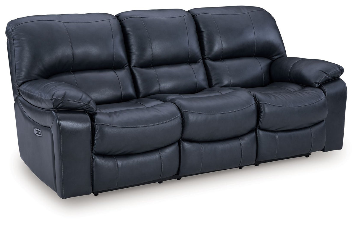 Leesworth - 3 Pzas. - Sofá Reclinable Eléctrico, Sofá Biplaza Reclinable Eléctrico, Sillón Reclinable Mecedor Eléctrico - Ocean