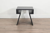 Malibu - Nesting Accent Table Set With Round Wood Stool - Weathered Rum