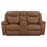 Veracruz - Power Zero Gravity Tilt Console Loveseat P2 - Vintage Tan