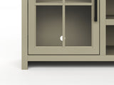 Vineyard - 67" TV Stand - Sage Green / Fruitwood
