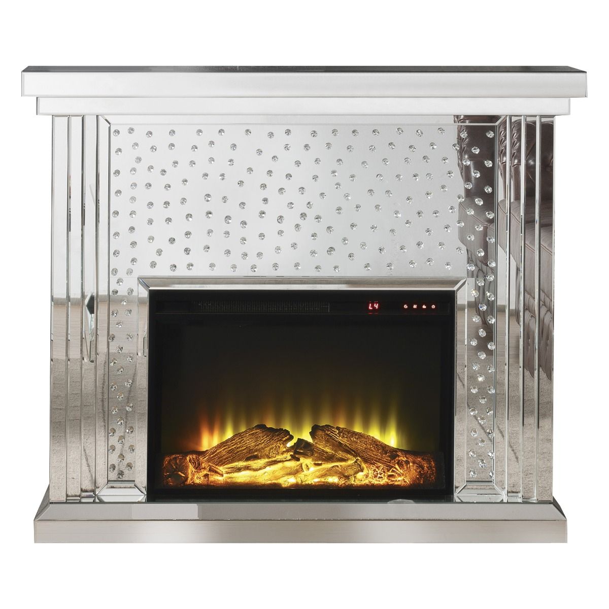 Nysa - Chimenea - Espejos y cristales de imitación - 40"