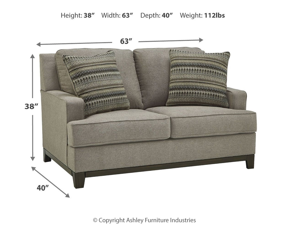 Kaywood - Loveseat - Granite