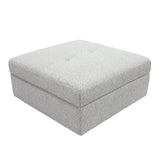 Julianna - Storage Ottoman - Crisp Taupe