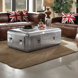 Brancaster - Mesa de centro - Aluminio - 48 cm